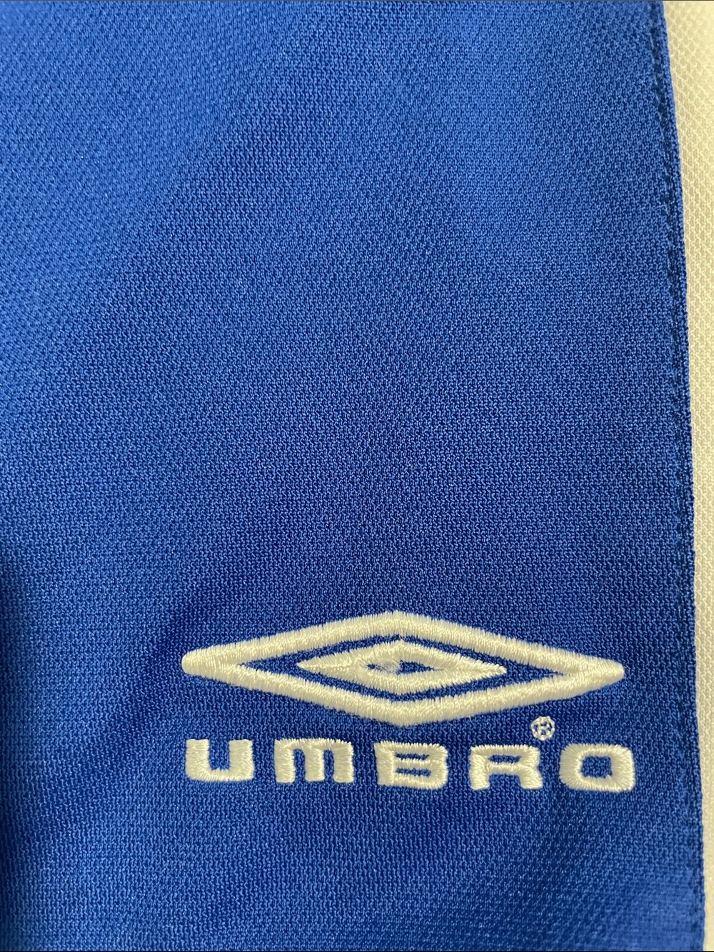 Umbro Royal Blue Athletic Shorts with White Panels - Picture 3 of 6